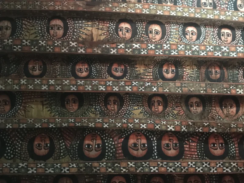 gonder church painting danit tours